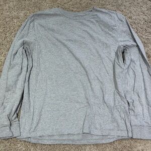 J. Crew Light Gray Long Sleeve Men's Tee